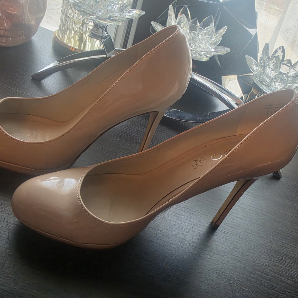 Aldo Nude Patent Leather Pumps - Picture 3 of 3